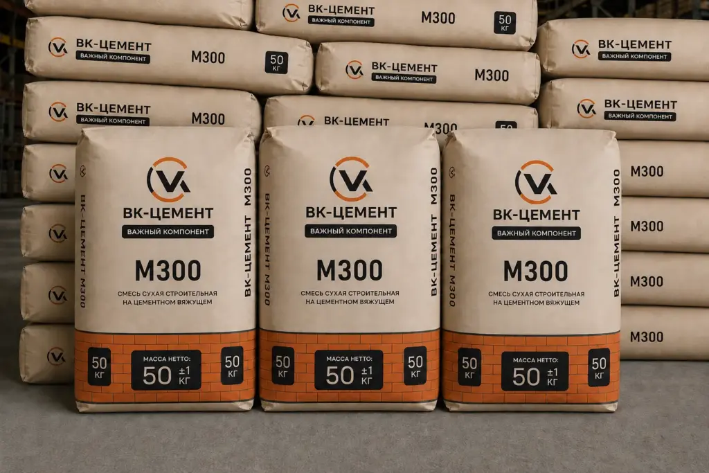 Цемент М300 в мешках 50 кг